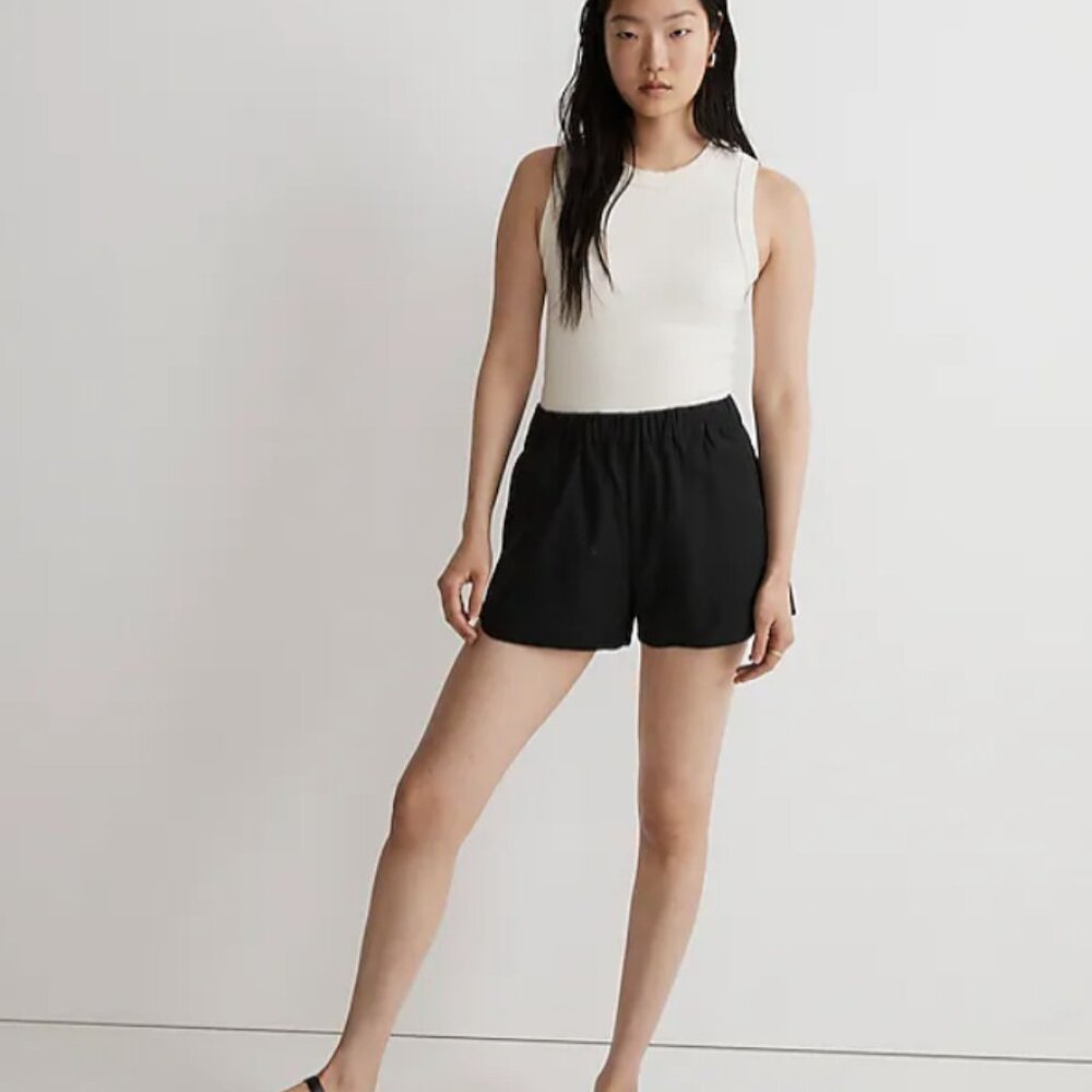 Madewell Women’s Black Pull-On Shorts (XS)